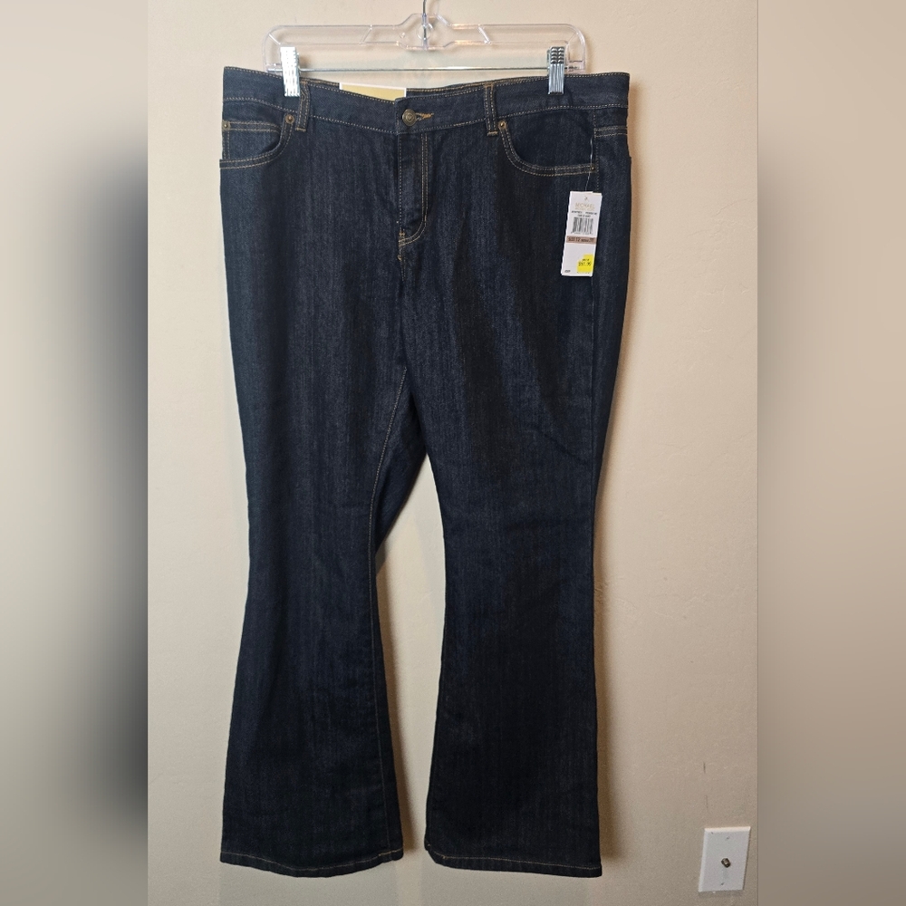 Michael Kors Women's Boot Cut Dark Blue Jeans NWT